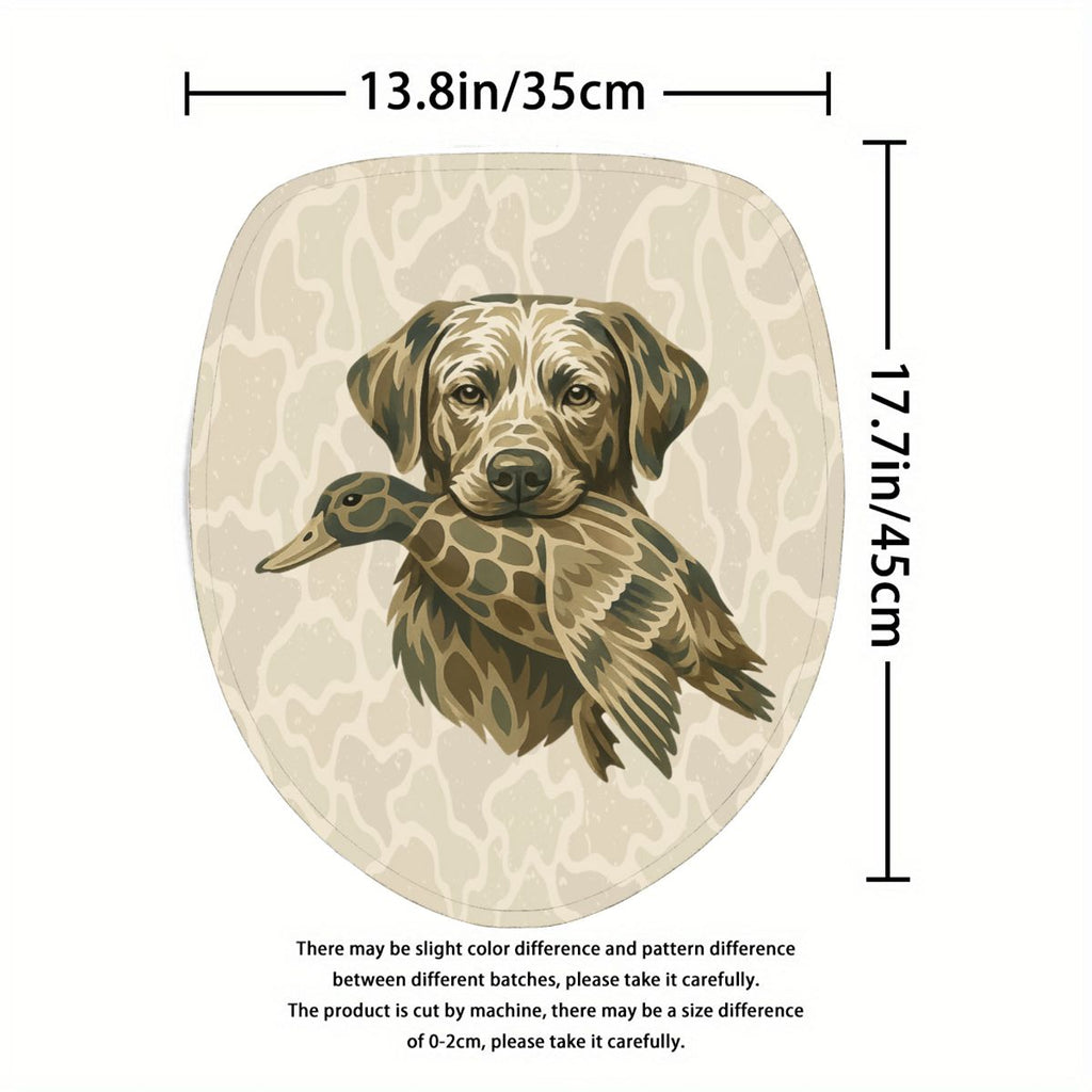 Duck & Dog Camo - Shower Curtain Bathroom Set (Made in USA)