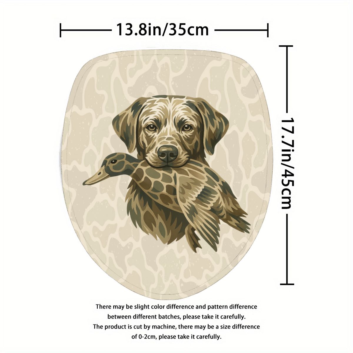 Duck & Dog Camo - Shower Curtain Bathroom Set (Made in USA)