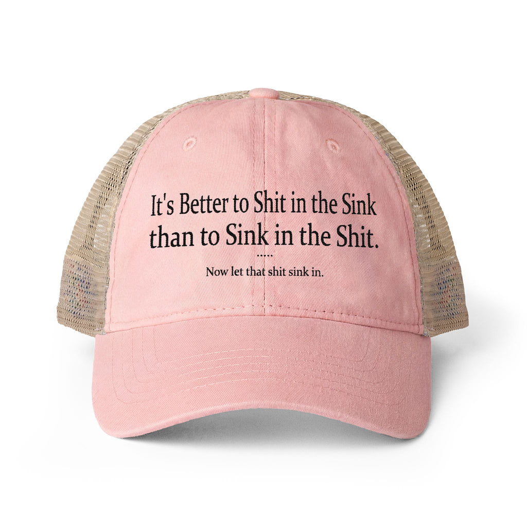 Women's Washed Mesh-Back Cap