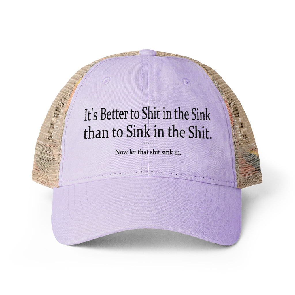 Women's Washed Mesh-Back Cap