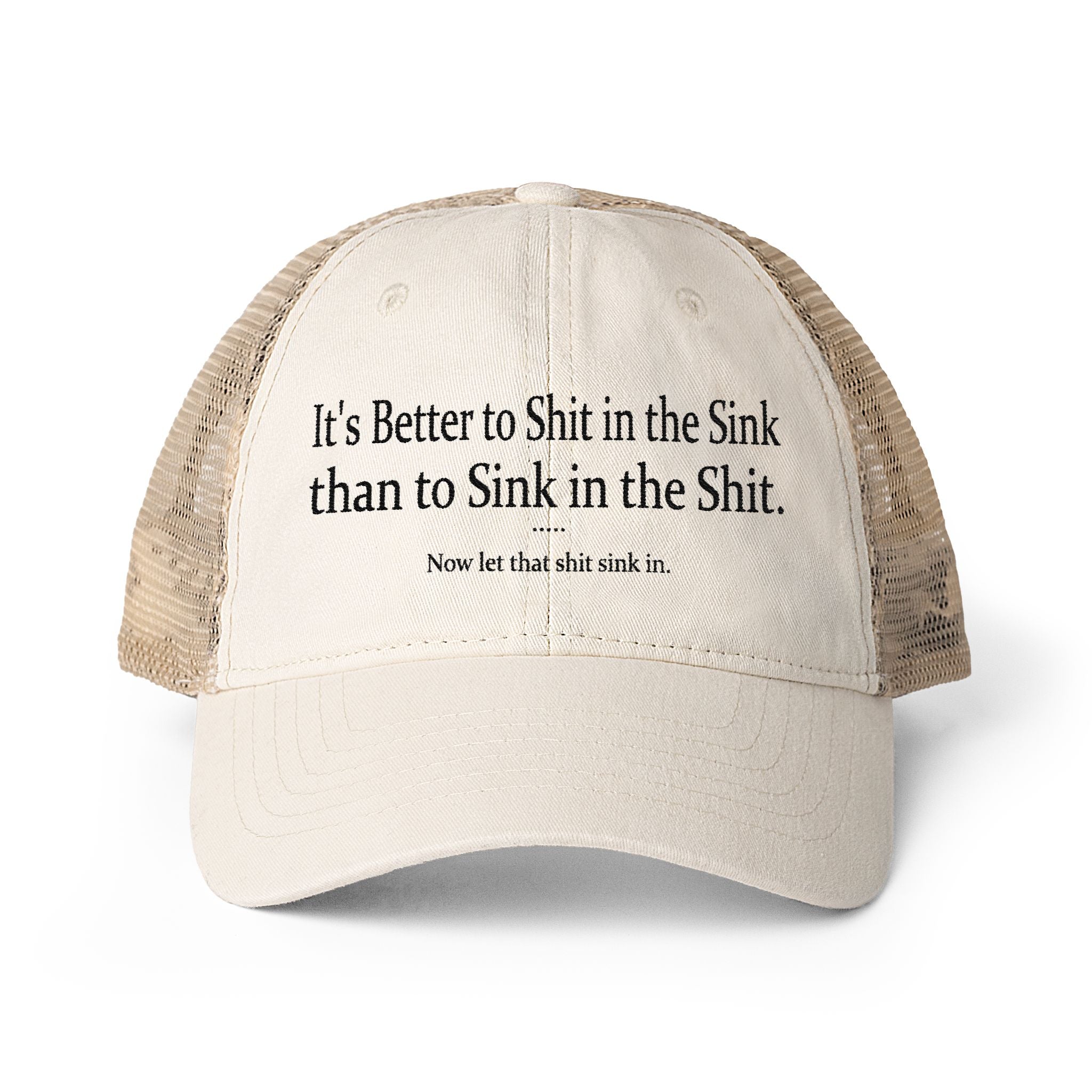 Women's Washed Mesh-Back Cap