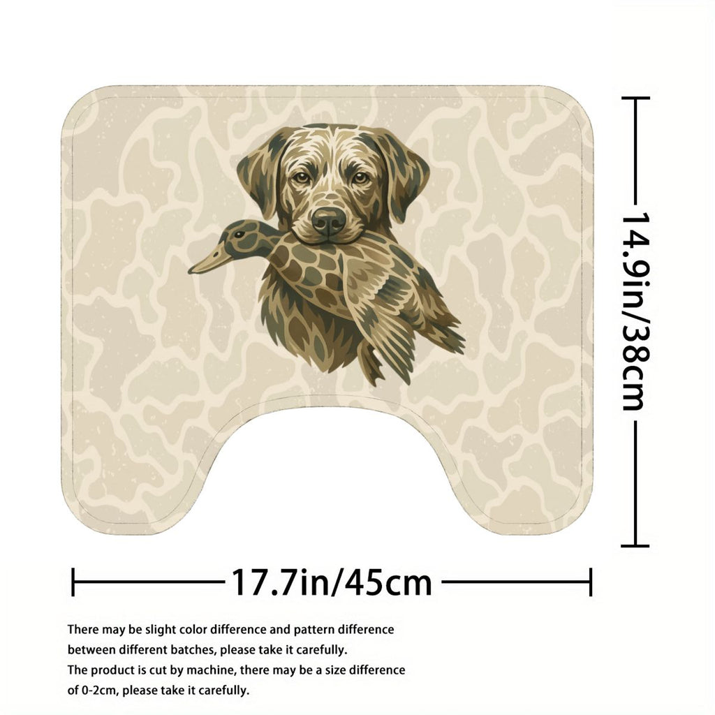 Duck & Dog Camo - Shower Curtain Bathroom Set (Made in USA)